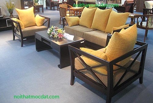 GHẾ SOFA GỖ ĐẸP MS 23